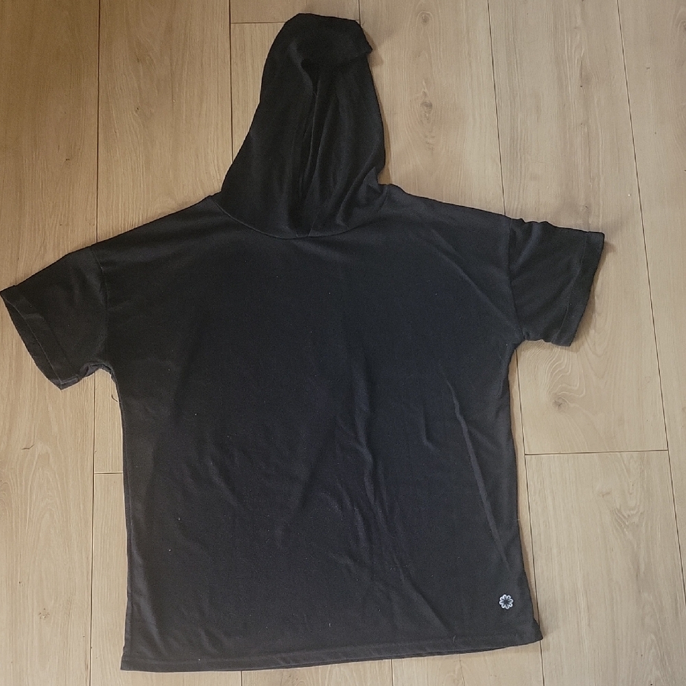 Pro Player Black Hooded Short Sleeve Tee